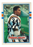 Herschel Walker Signed 1989 Topps #120T Minnesota Vikings Trading Card BAS