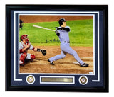 Hideki Matsui Signed In Kenji Framed 16x20 Yankees 2009 World Series Photo JSA