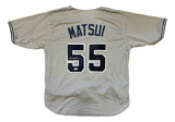 Hideki Matsui New York Signed Gray Baseball Jersey JSA