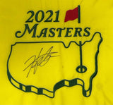 Hideki Matsuyama Signed Framed 2021 Masters Golf Flag PSA/DNA