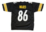 Hines Ward Pittsburgh Signed Black Football Jersey BAS