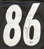 Hines Ward Pittsburgh Signed Black Football Jersey BAS