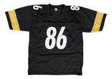 Hines Ward Pittsburgh Signed Black Football Jersey BAS