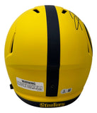Hines Ward Signed Pittsburgh Steelers Full Size Rave Replica Speed Helmet BAS