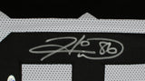 Hines Ward Signed Custom White Pro Style Football Jersey PSA