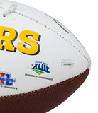 Hines Ward Signed Pittsburgh Steelers Logo Football JSA ITP Sports Integrity