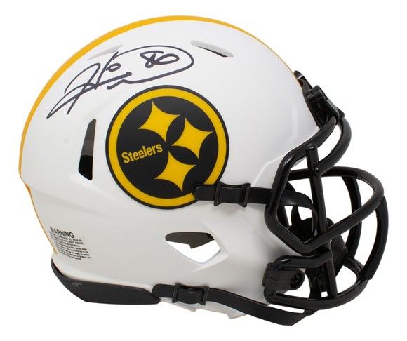Hines Ward Signed Steelers Mini Lunar Eclipse Speed Replica Helmet PSA