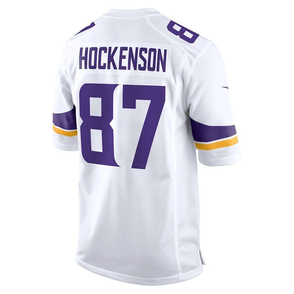 TJ Hockerson Minnesota Vikings White Nike Game Jersey