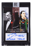 Star Wars Ahsoka Tano Original 1/1 Sketch Card Signed by Artist Tom Hodges