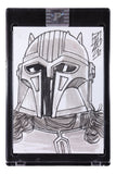 Star Wars The Armorer Original 1/1 Sketch Card Signed by Artist Tom Hodges