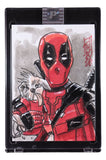 Deadpool Original 1/1 Sketch Card Signed by Artist Tom Hodges