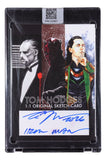 Iron Man Original 1/1 Sketch Card Signed by Artist Tom Hodges