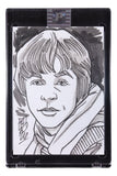 Star Wars Luke Skywalker Original 1/1 Sketch Card Signed by Artist Tom Hodges