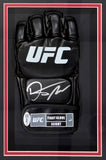 Dustin Poirier Max Holloway Signed UFC Replica Fight Gloves In Shadowbox JSA QR