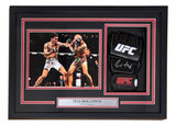Max Holloway Signed UFC Replica Fight Glove In Shadowbox JSA QR