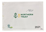 Max Homa Signed 2021 The Northern Trust Golf Flag BAS