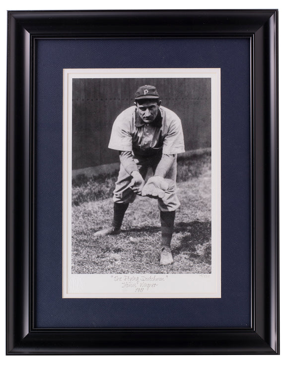 Honus Wagner Framed 17x22 The Flying Dutchman Historical Photo Archive Giclee Sports Integrity