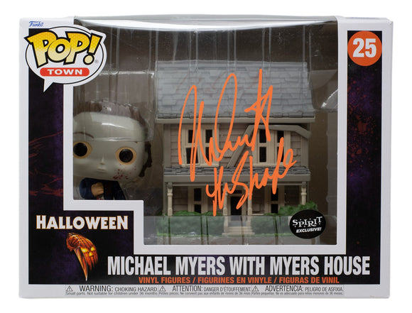Nick Castle Signed Halloween Michael Myers w/ Myers House Funko Pop #25 Insc JSA Sports Integrity