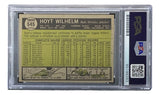 Hoyt Wilhelm Signed 1961 Topps #545 Baltimore Orioles Trading Card PSA/DNA