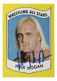 Hulk Hogan Signed Reprint 1982 Wrestling All Stars Card #2 BAS