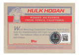 Hulk Hogan Signed Reprint 1985 Topps #1 Rookie Card BAS