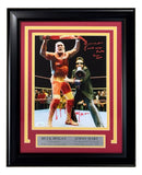 Hulk Hogan Jimmy Hart Signed Framed 8x10 WWE Wrestling Photo JSA Hologram