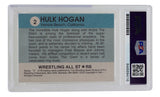 Hulk Hogan Signed RP 1982 Wrestling All Stars Card #2 PSA/DNA Auto Gem Mint 10 Sports Integrity