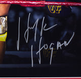 Hulk Hogan Signed Framed 16x20 WWE Title Belt Wrestling Photo JSA Sports Integrity