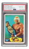 Hulk Hogan Signed 1985 Topps #16 WWE Rookie Card PSA/DNA Gem MT 10