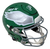 Saquon Barkley Jalen Hurts Signed Eagles FS KG SpeedFlex Helmet BAS+Fanatics
