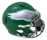Jalen Hurts Signed Eagles FS Kelly Green Speed Replica Helmet w/ Visor Fanatics