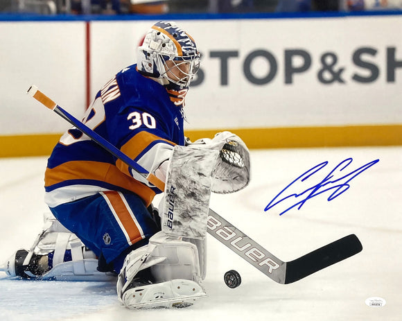 Ilya Sorokin Signed 16x20 New York Islanders Photo JSA ITP