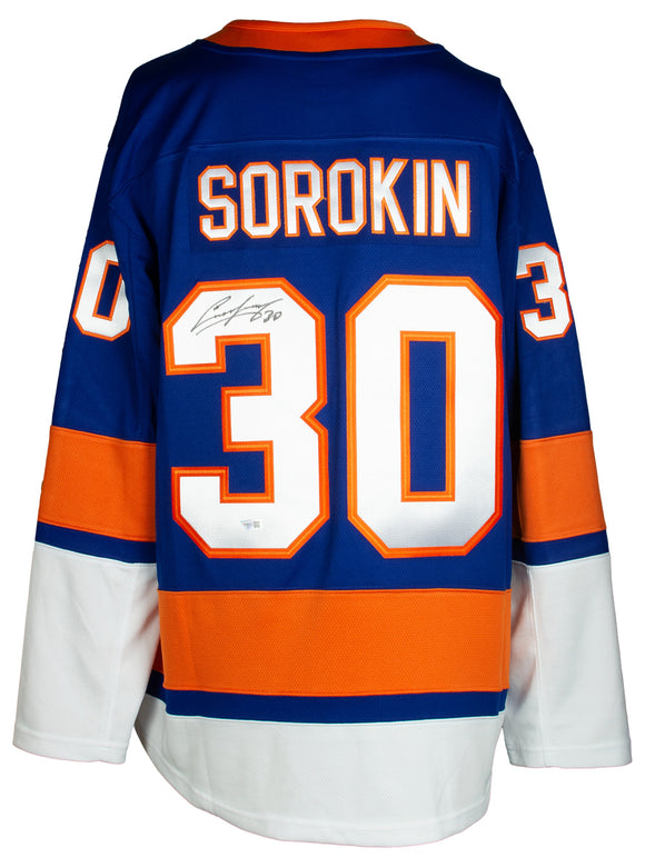 Ilya Sorokin Signed New York Islanders Hockey Jersey Fanatics Sports Integrity
