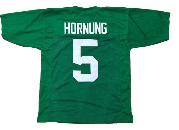 Paul Hornung Custom Green College Football Jersey Sports Integrity