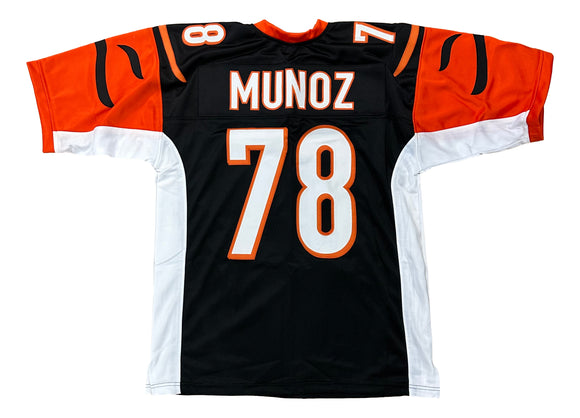 Anthony Munoz Custom Black Pro-Style X-Large Football Jersey Sports Integrity