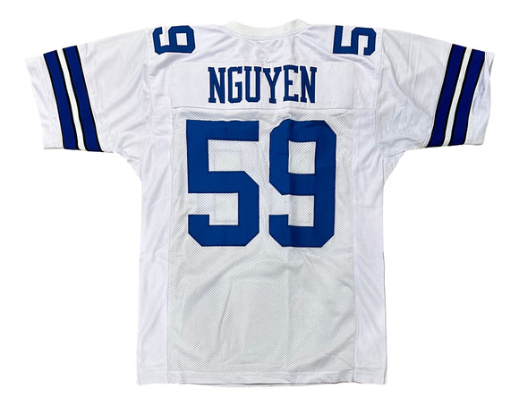 Dat Nguyen Custom White Pro-Style Football Jersey Sports Integrity