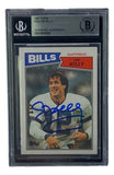 Jim Kelly Signed 1987 Topps #362 Buffalo Bills Rookie Football Card BAS Sports Integrity