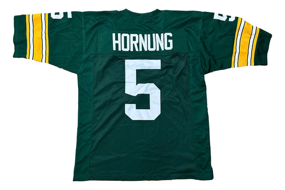 Paul Hornung Custom Green Pro-Style Football Jersey Sports Integrity