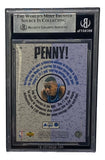 Penny Hardaway Signed Slabbed Orlando Magic 1996-97 Collector's Choice #115 BAS Sports Integrity