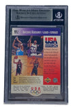 Penny Hardaway Signed Slabbed 1996 Upper Deck USA #2 Basketball Trading Card BAS Sports Integrity