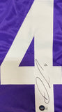 Dalvin Cook Signed Custom Purple Pro-Cut Football Jersey BAS ITP Sports Integrity