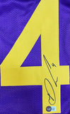 Dalvin Cook Signed Custom Purple/Yellow Pro-Style Football Jersey BAS ITP Sports Integrity