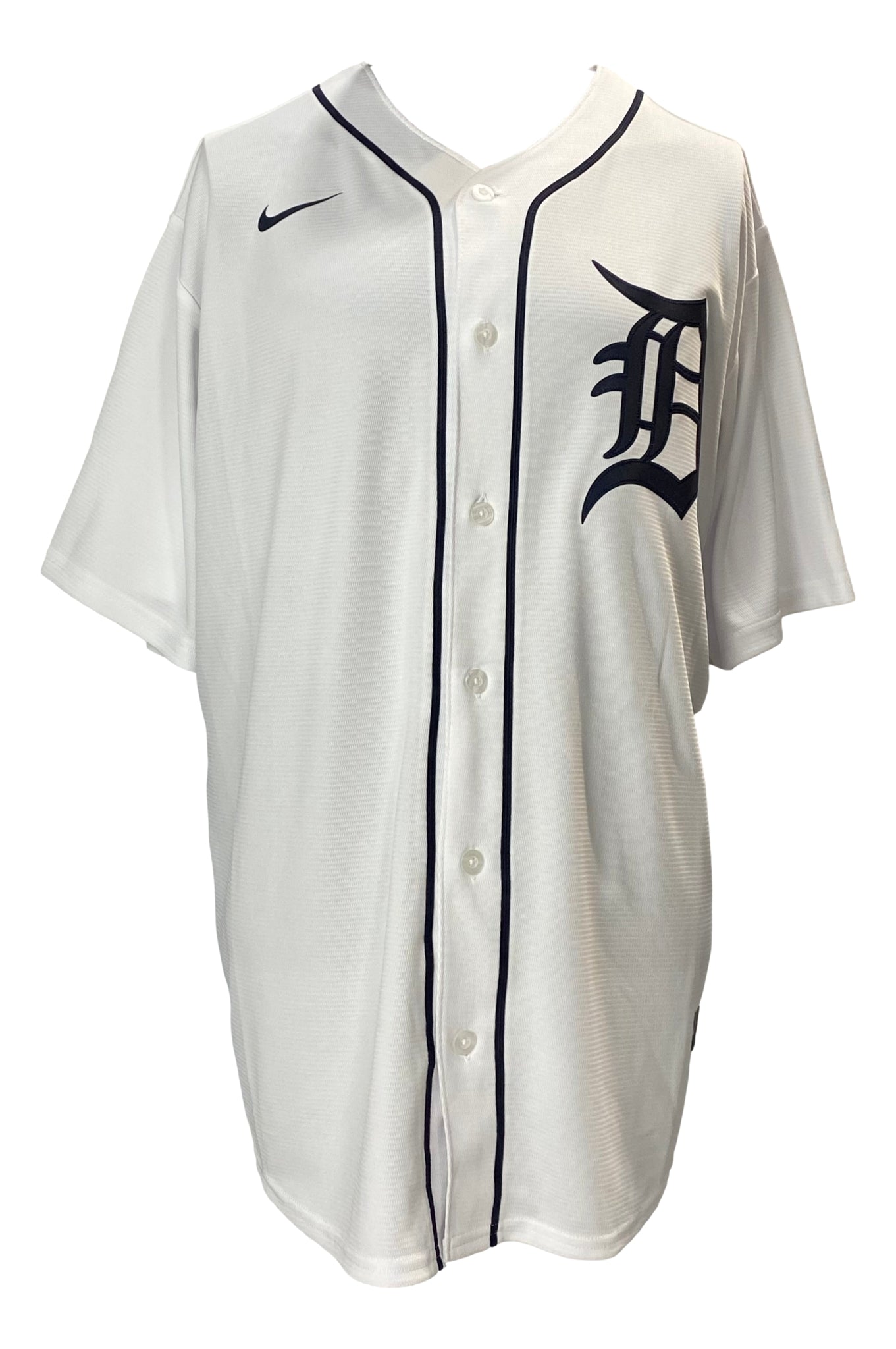 Miguel Cabrera Signed Detroit Tigers White Nike Baseball Jersey