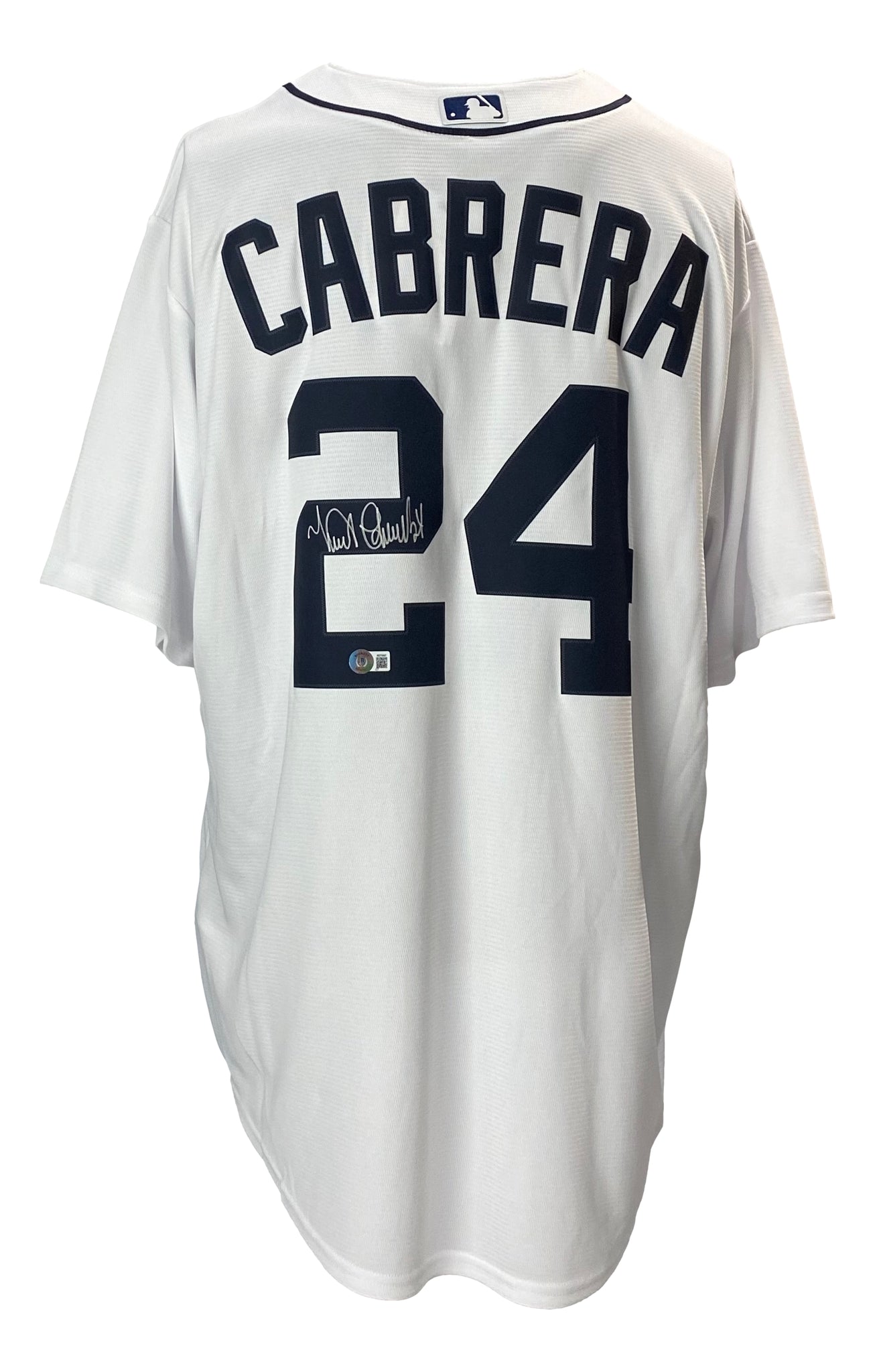 Sports Integrity Miguel Cabrera Signed Detroit Tigers White Nike Baseball Jersey BAS Itp