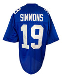 Isaiah Simmons New York Signed Blue Football Jersey JSA ITP Hologram
