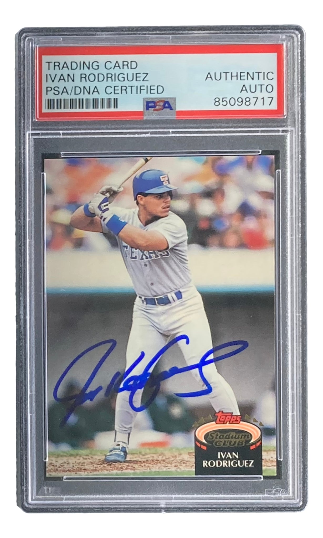 MLB Ivan Rodriguez Signed Trading Cards, Collectible Ivan