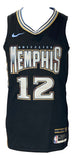 Ja Morant Signed Memphis Grizzlies Black Nike Swingman LG Jersey BAS Sports Integrity