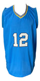 Ja Morant Signed Custom Powder Blue Pro-Style Basketball Jersey BAS