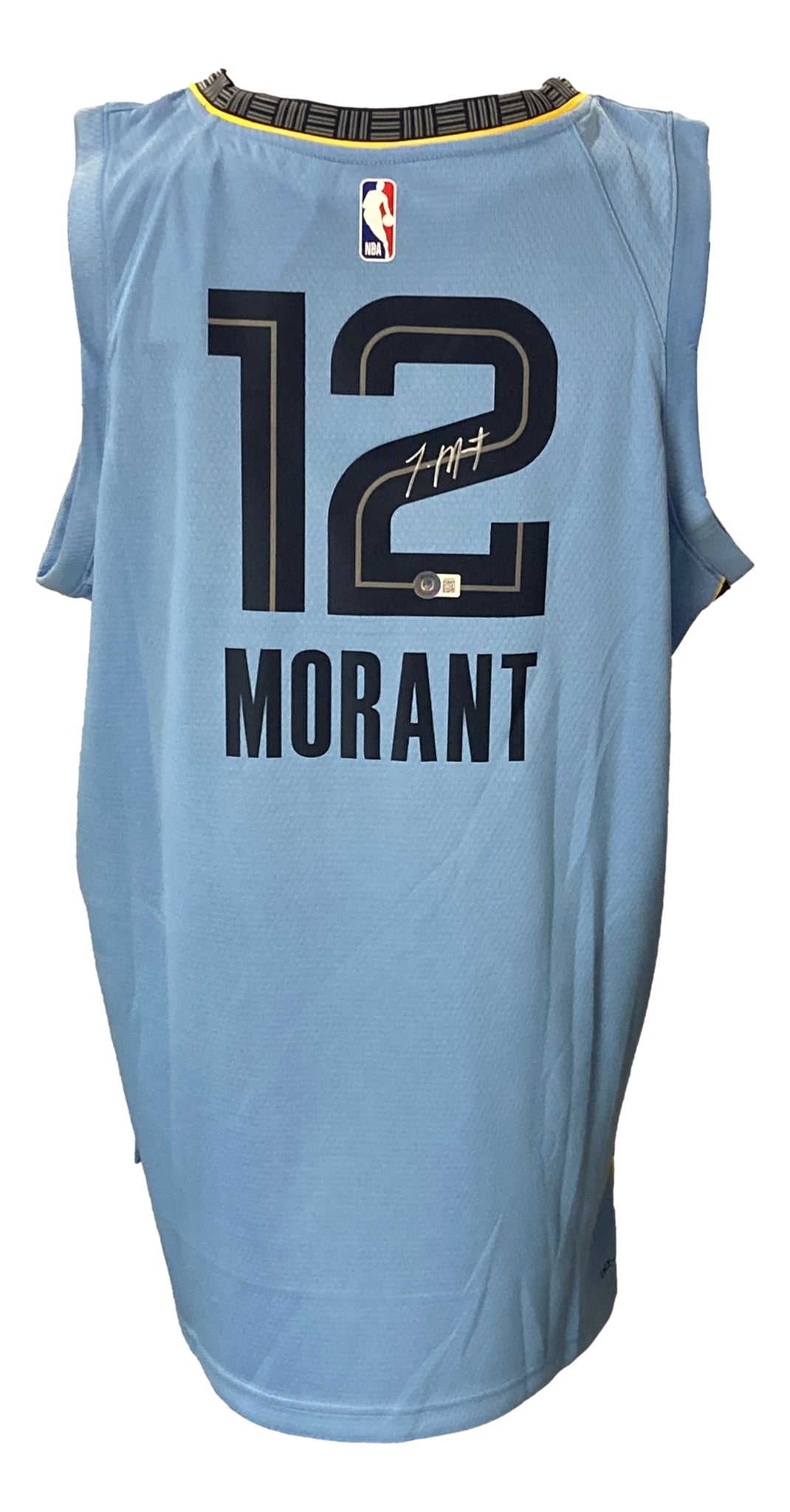 Sports Integrity Ja Morant Signed Blue Nike Memphis Grizzlies Swingman Basketball Jersey JSA