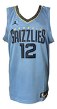 Ja Morant Signed Memphis Grizzlies Light Blue Nike Swingman Jersey BAS Sports Integrity